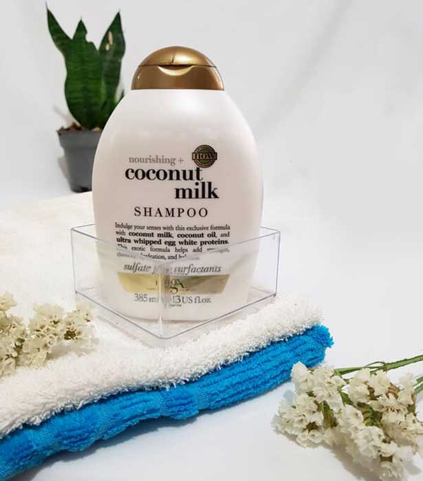 شامپو فاقد سولفات شیر نارگیل او جی ایکس Coconut Milk