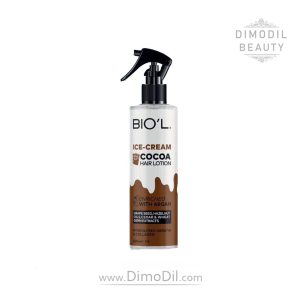 لوسیون مو شکلاتی بدون آبکشی بیول مناسب موهای آسیب دیده BIOL